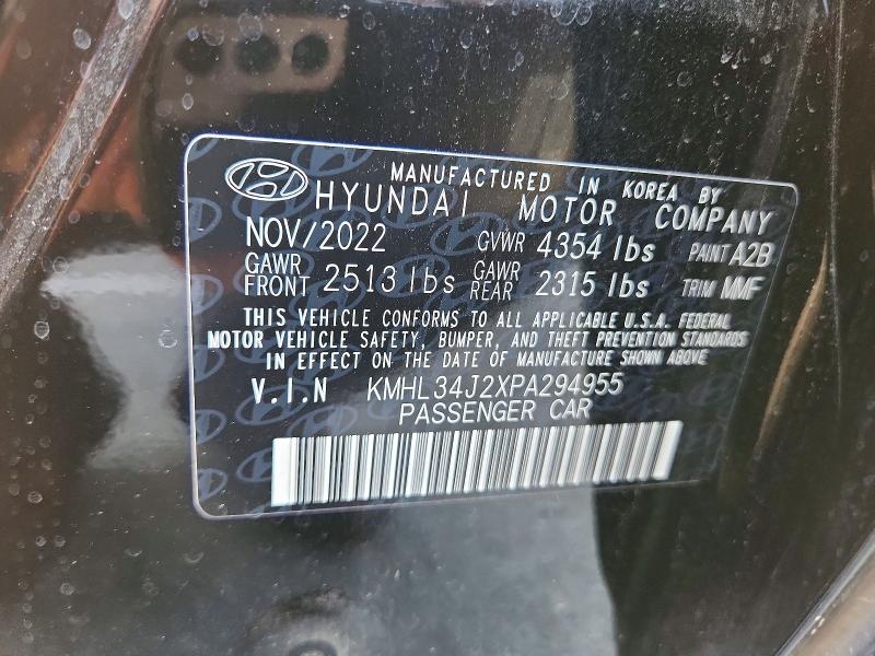 Продаж на аукціоні авто 2023 Hyundai Sonata, vin: KMHL34J2XPA294955, номер лоту: 68069446