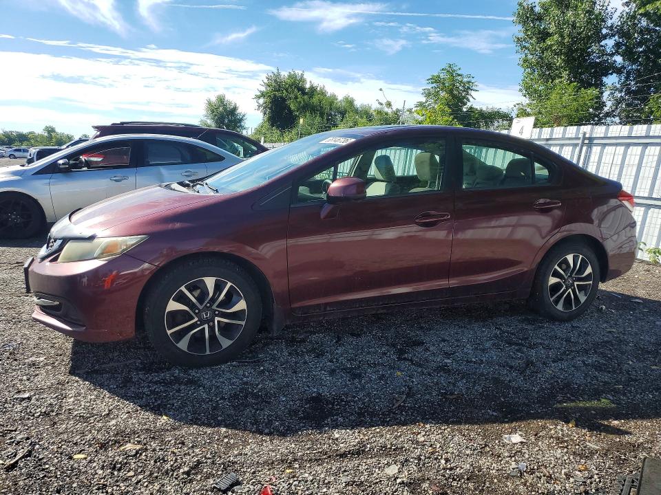 Auction sale of the 2013 Honda Civic, vin: 2HGFB2F55DH011744, lot number: 68146736