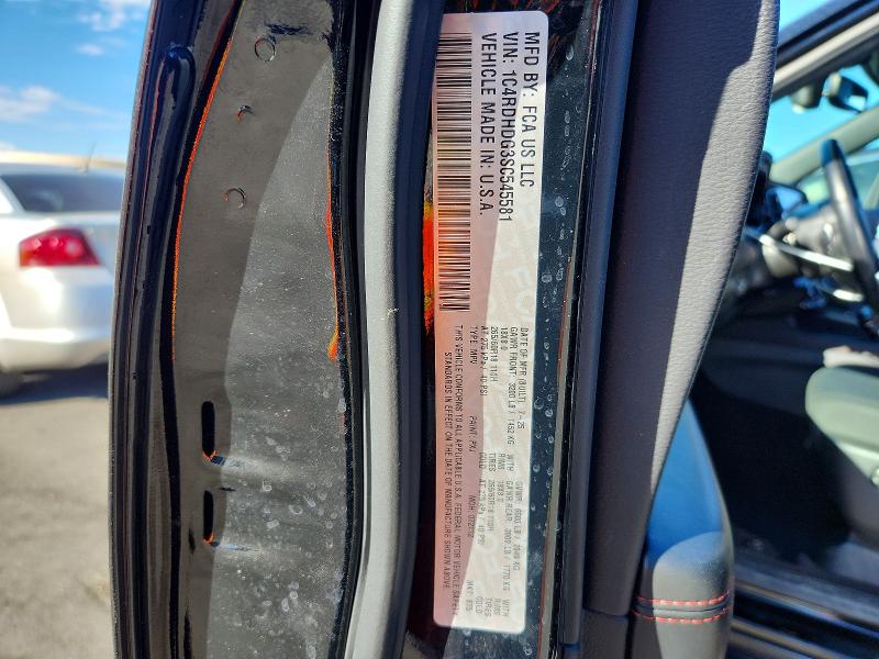 68339566 :رقم المزاد ، 1C4RDHDG3SC545581 vin ، 2025 Dodge Durango مزاد بيع
