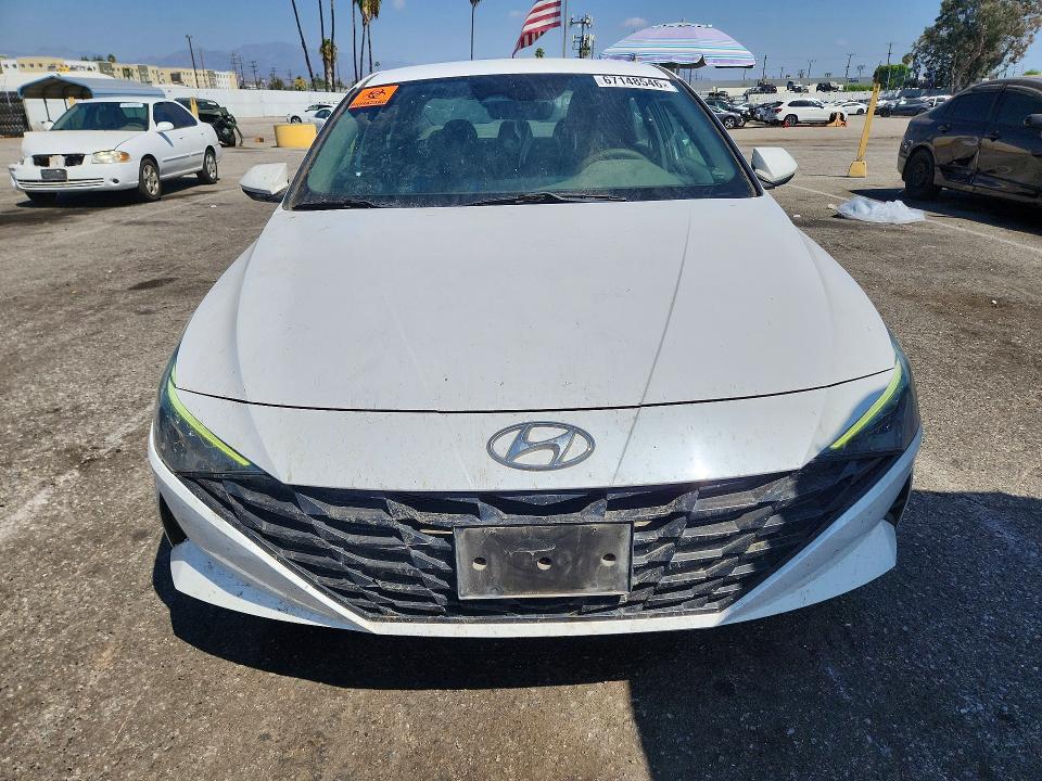 67148546 :رقم المزاد ، 5NPLM4AG3MH001575 vin ، 2021 Hyundai Elantra مزاد بيع