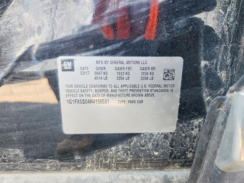 Aukcja sprzedaży 2017 Chevrolet Bolt Ev, vin: 1G1FX6S04H4156531, numer aukcji: 67805606