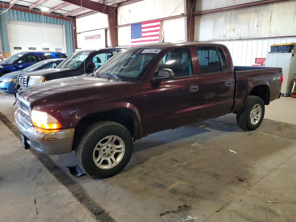 2004 Dodge Dakota მანქანა იყიდება აუქციონზე, vin: 1D7HG48NX4S731041, აუქციონის ნომერი: 67724136