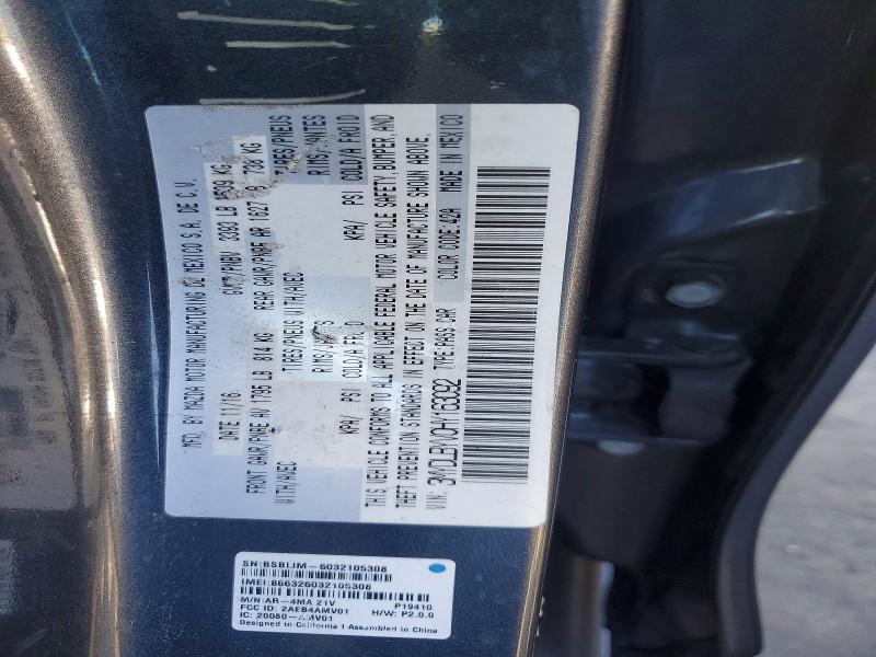 70812576 :رقم المزاد ، 3MYDLBYV0HY163092 vin ، 2017 Toyota Yaris Ia مزاد بيع