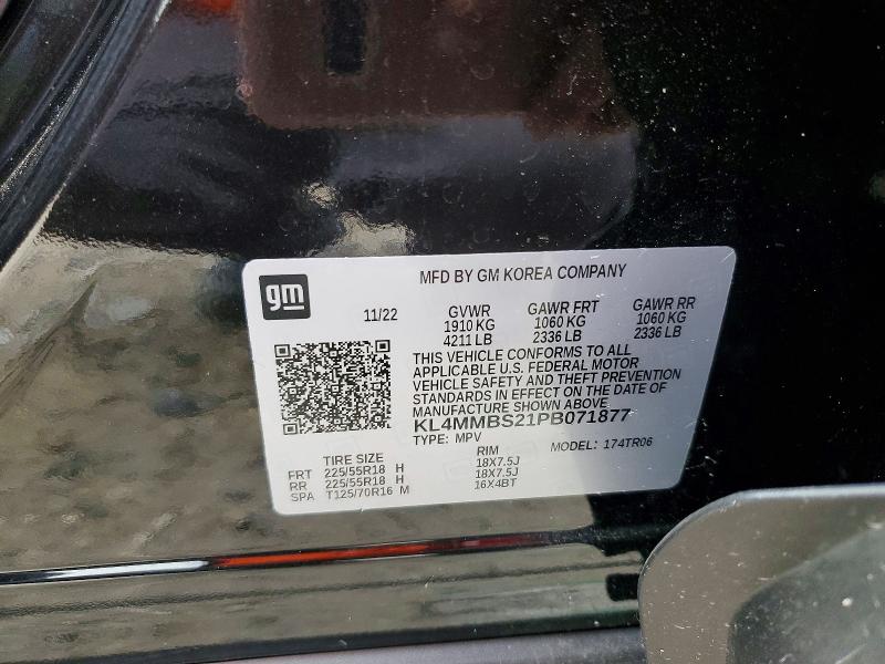 69809936 :رقم المزاد ، KL4MMBS21PB071877 vin ، 2023 Buick Encore Gx مزاد بيع