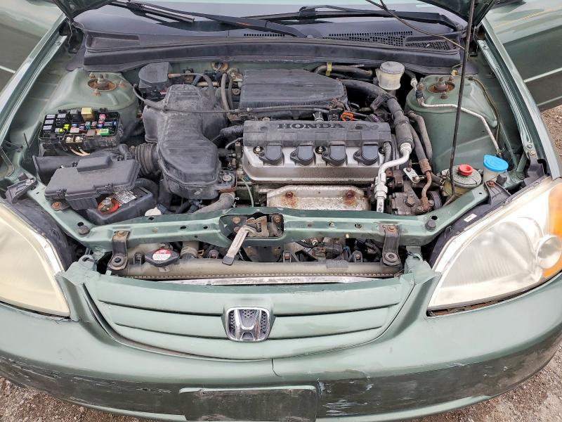 2003 Honda Civic მანქანა იყიდება აუქციონზე, vin: 2HGES16573H572239, აუქციონის ნომერი: 70840376