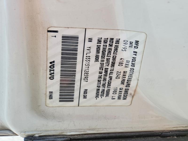 65520516 :رقم المزاد ، YV1LS5515T1285907 vin ، 1996 Volvo 850 مزاد بيع