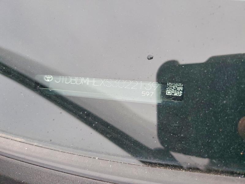 69911406 :رقم المزاد ، JTDBDMHEXS3022139 vin ، 2025 Toyota Corolla Hybrid مزاد بيع
