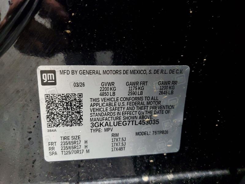 Продажа на аукционе авто 2026 Gmc Terrain, vin: 3GKALUEG7TL453035, номер лота: 69066726