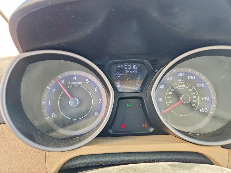 68711046 :رقم المزاد ، KMHDH4AEXDU654123         vin ، 2013 Hyundai Elantra مزاد بيع