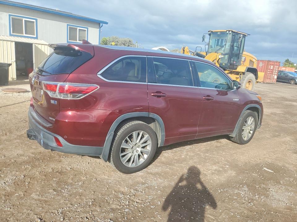 Aukcja sprzedaży 2015 Toyota Highlander Hybrid, vin: 5TDDCRFH2FS007337, numer aukcji: 70186866