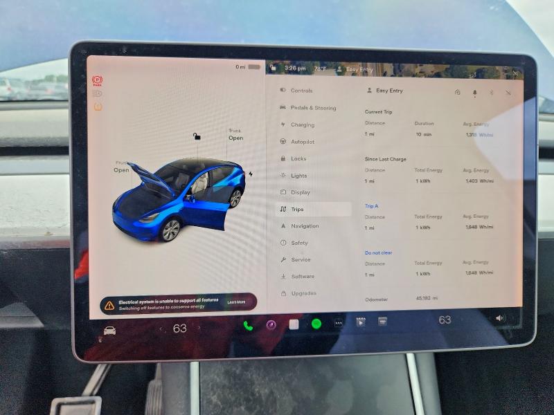 2021 Tesla Model Y მანქანა იყიდება აუქციონზე, vin: 5YJYGDEE4MF075219, აუქციონის ნომერი: 70255286