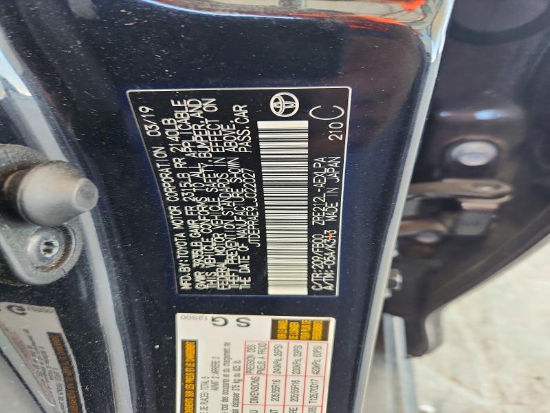 67096876 :رقم المزاد ، JTDEPRAE9LJ022027 vin ، 2020 Toyota Corolla مزاد بيع
