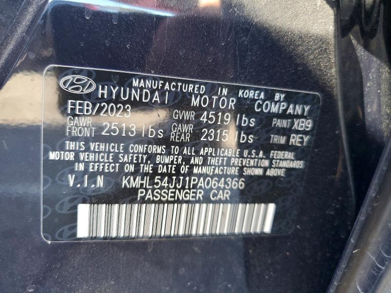 67686406 :رقم المزاد ، KMHL54JJ1PA064366 vin ، 2023 Hyundai Sonata Hybrid مزاد بيع