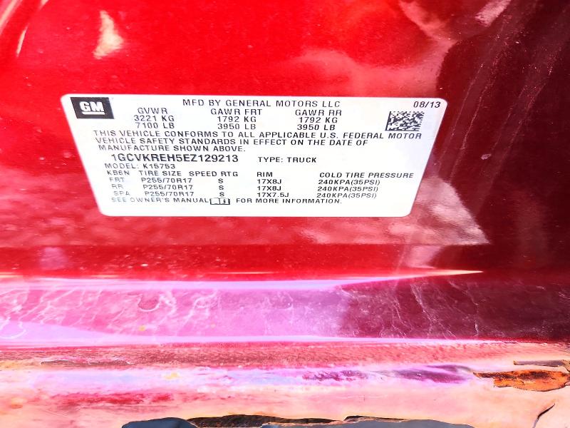 Aukcja sprzedaży 2014 Chevrolet Silverado, vin: 1GCVKREH5EZ129213, numer aukcji: 68488616