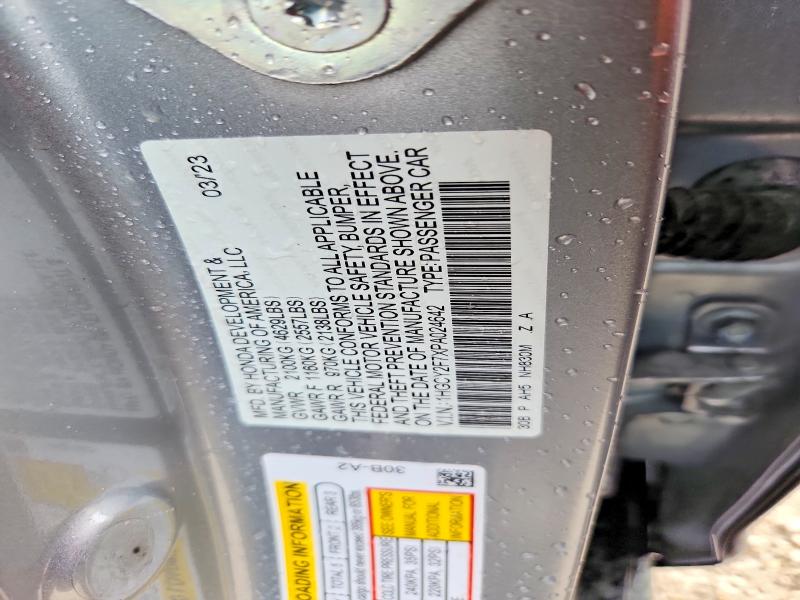 2023 Honda Accord მანქანა იყიდება აუქციონზე, vin: 1HGCY2F7XPA024642, აუქციონის ნომერი: 69571836