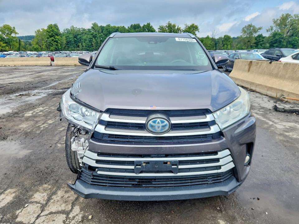 67158306 :رقم المزاد ، 5TDJGRFH5HS026619 vin ، 2017 Toyota Highlander Hybrid مزاد بيع