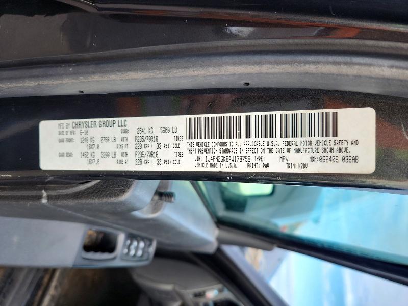 Продажа на аукционе авто 2010 Jeep Liberty, vin: 1J4PN2GK6AW178796, номер лота: 69506416