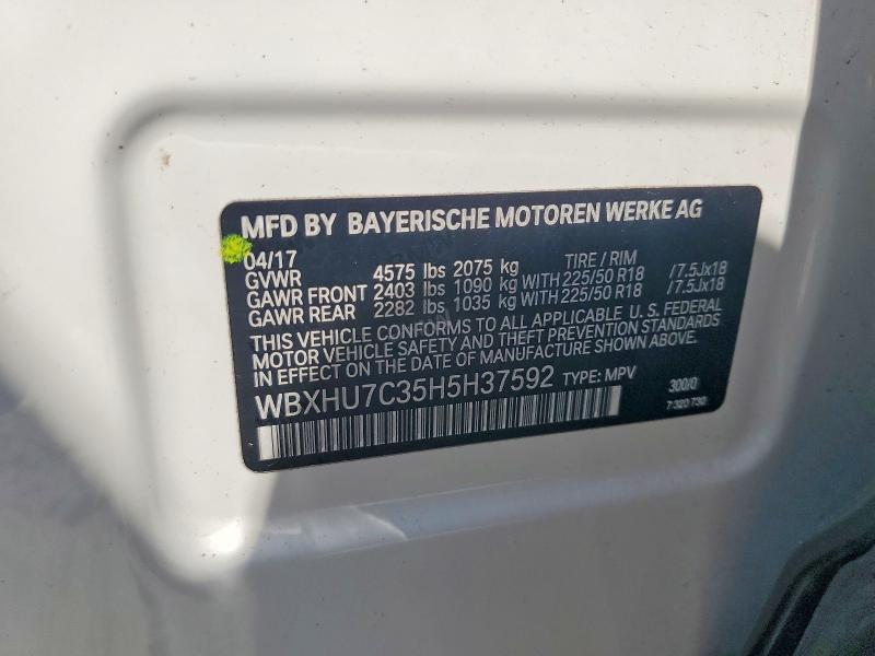 Продажа на аукционе авто 2017 Bmw X1, vin: WBXHU7C35H5H37592, номер лота: 68584946