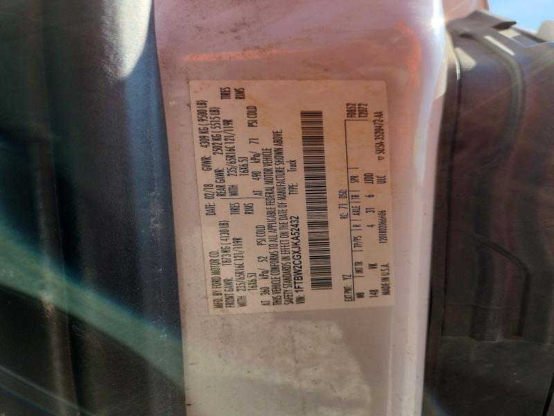 70459516 :رقم المزاد ، 1FTBW2CGXJKA52432 vin ، 2018 Ford Transit مزاد بيع