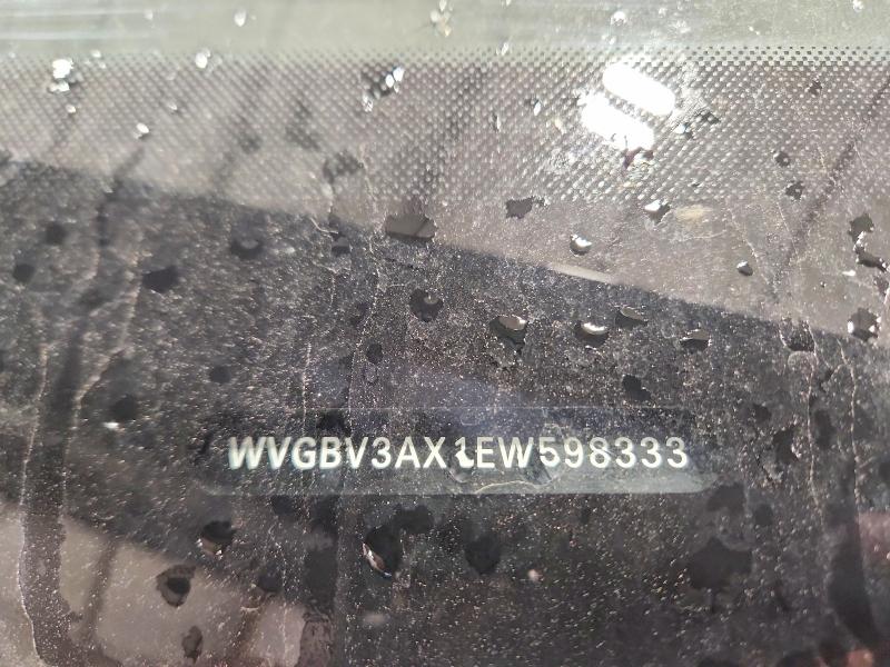 2014 Volkswagen Tiguan მანქანა იყიდება აუქციონზე, vin: WVGBV3AX1EW598333, აუქციონის ნომერი: 67838756