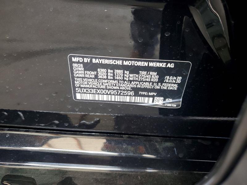 Продаж на аукціоні авто 2027 Bmw X6, vin: 5UX33EX00V9572596, номер лоту: 69155506