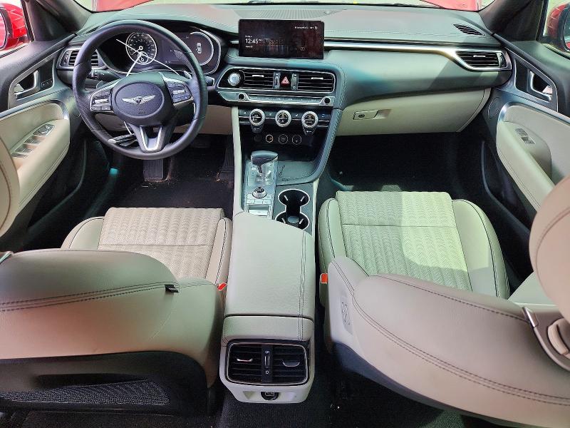 2022 Genesis G70 მანქანა იყიდება აუქციონზე, vin: KMTG34TA3NU089131, აუქციონის ნომერი: 67971236