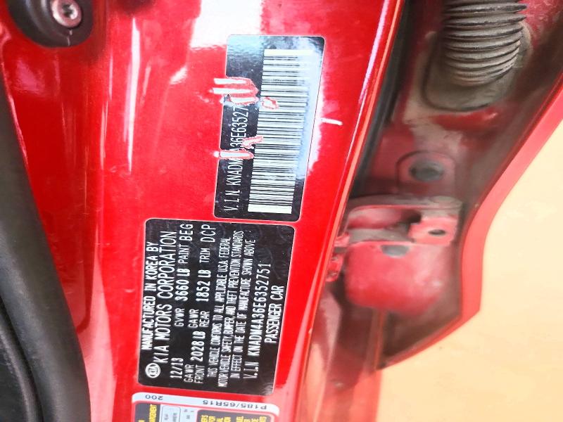 Aukcja sprzedaży 2014 Kia Rio, vin: KNADM4A36E6352751, numer aukcji: 67692456