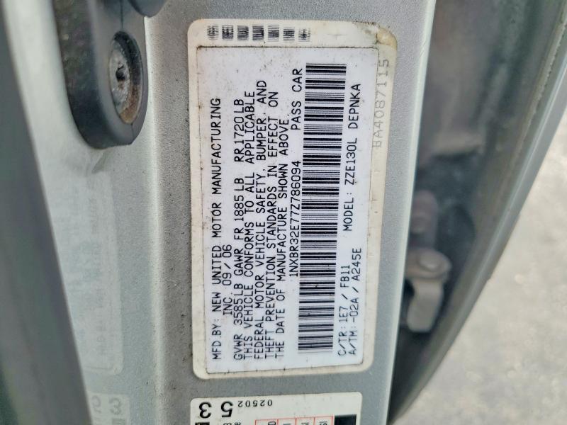 70679876 :رقم المزاد ، 1NXBR32E77Z786094 vin ، 2007 Toyota Corolla مزاد بيع