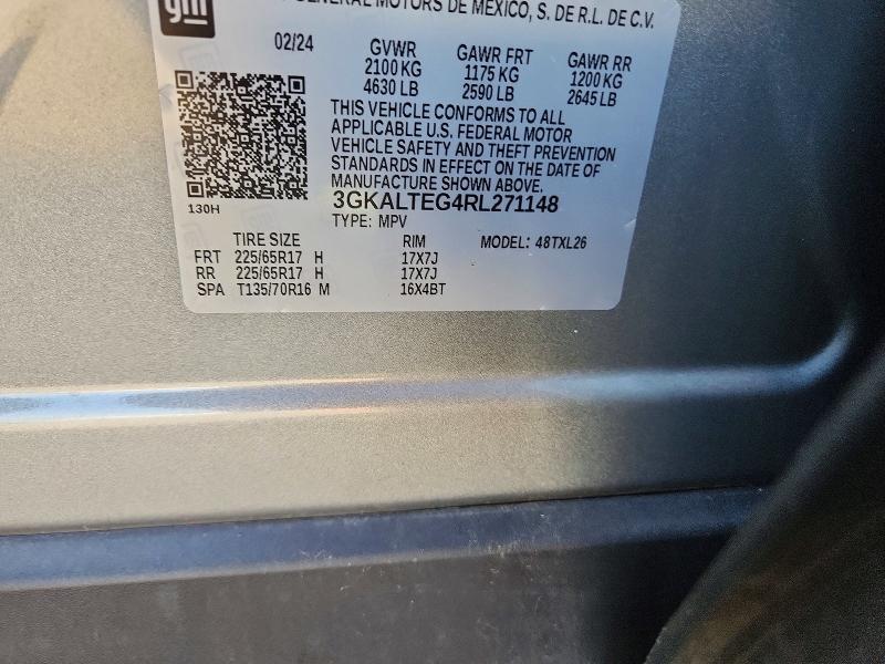 68760936 :رقم المزاد ، 3GKALTEG4RL271148 vin ، 2024 Gmc Terrain مزاد بيع