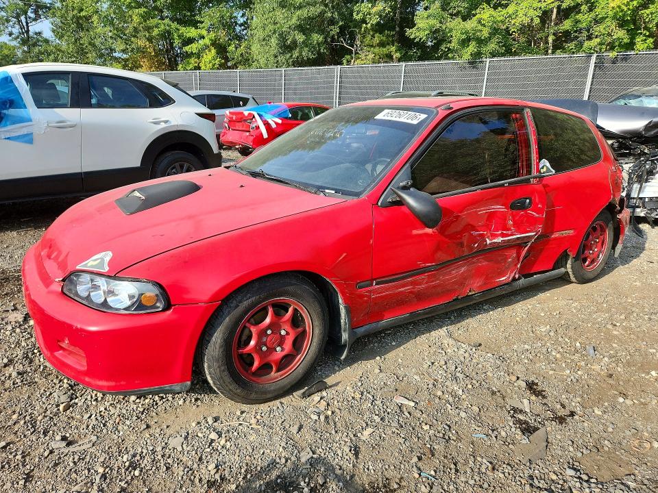 69260106 :رقم المزاد ، 2HGEH2371RH502075 vin ، 1994 Honda Civic مزاد بيع
