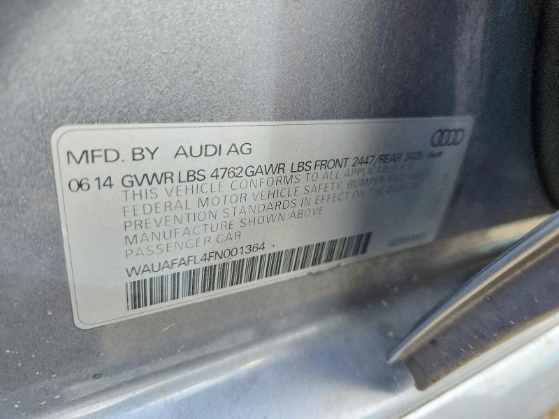 Продажа на аукционе авто 2015 Audi A4, vin: WAUAFAFL4FN001364, номер лота: 68180346