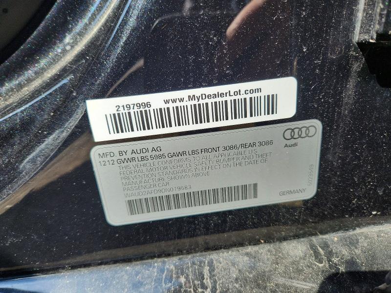 Продаж на аукціоні авто 2013 Audi S8, vin: WAUD2AFD9DN019583, номер лоту: 65533056