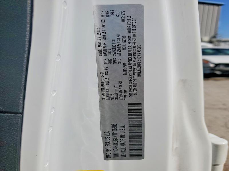 Продажа на аукционе авто 2022 Jeep Wrangler Unlimited, vin: 1C4HJXEG4NW105806, номер лота: 66976066