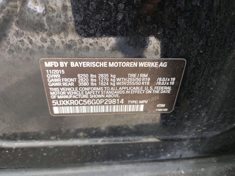 Aukcja sprzedaży 2016 Bmw X5, vin: 5UXKR0C56G0P29814, numer aukcji: 67836006