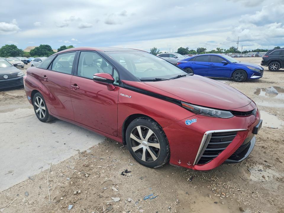2020 Toyota Mirai მანქანა იყიდება აუქციონზე, vin: JTDBVRBD5LA008043, აუქციონის ნომერი: 69787056