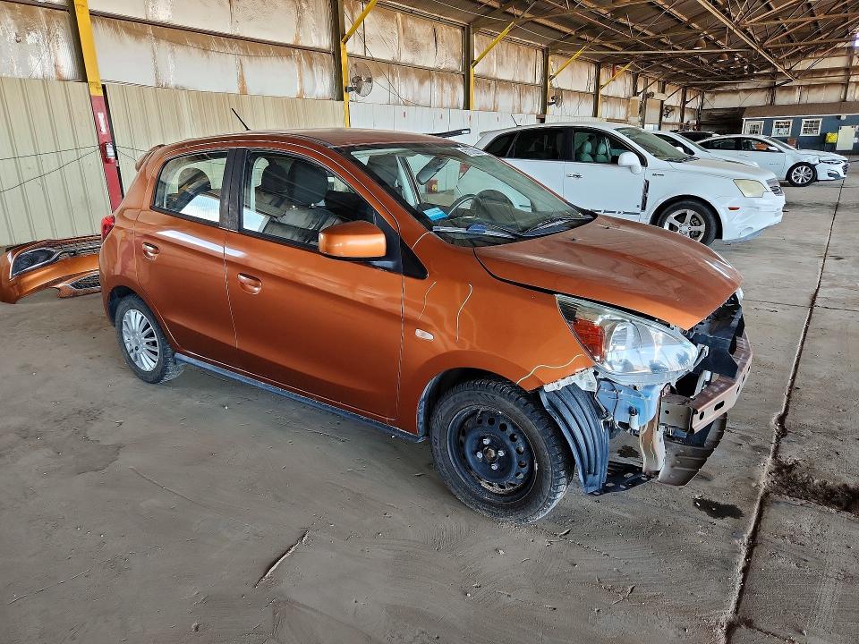 2019 Mitsubishi Mirage მანქანა იყიდება აუქციონზე, vin: ML32A3HJ4KH014088, აუქციონის ნომერი: 67372066