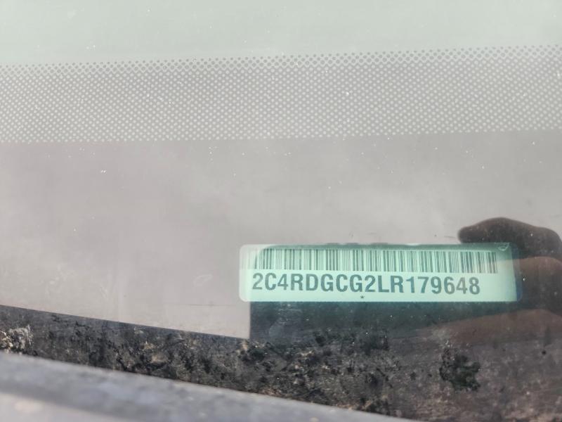 70040766 :رقم المزاد ، 2C4RDGCG2LR179648 vin ، 2020 Dodge Grand Caravan مزاد بيع