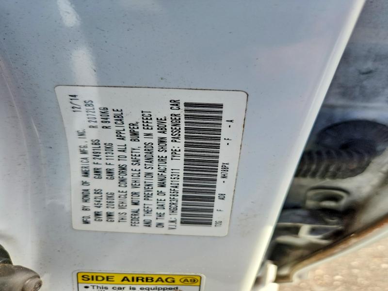 71235966 :رقم المزاد ، 1HGCR3F85FA015311 vin ، 2015 Honda Accord مزاد بيع