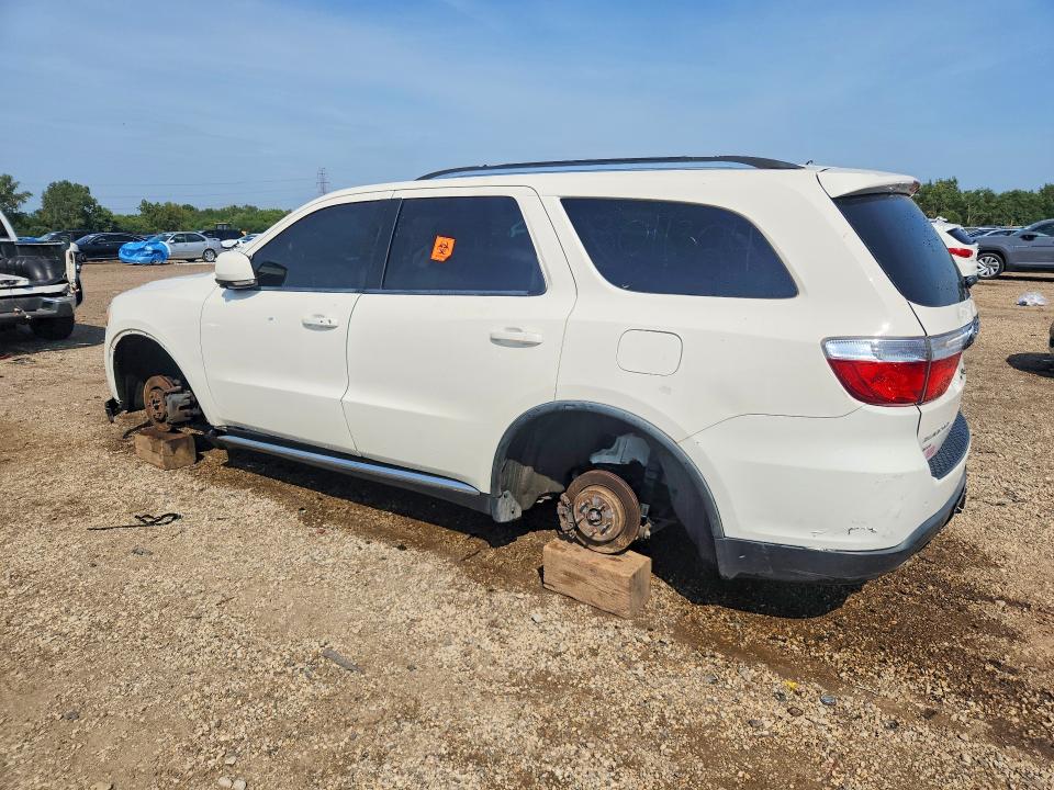 66757256 :رقم المزاد ، 1C4SDJDT7CC122297 vin ، 2012 Dodge Durango مزاد بيع