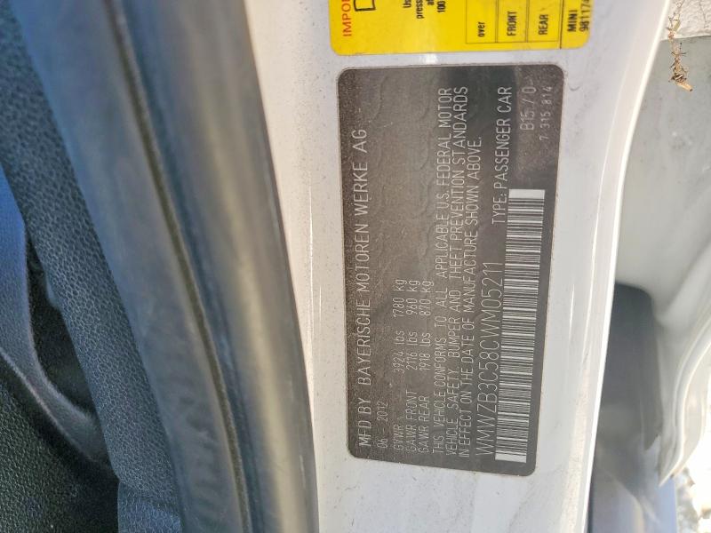 Aukcja sprzedaży 2012 Mini Cooper, vin: WMWZB3C58CWM05211, numer aukcji: 71063896