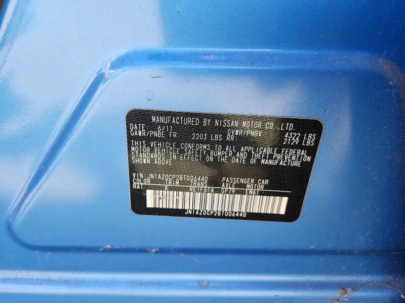 Aukcja sprzedaży 2011 Nissan Leaf, vin: JN1AZ0CP2BT006440, numer aukcji: 69333126