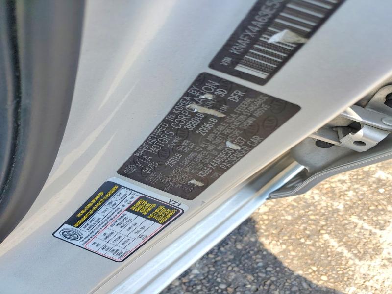 67856456 :رقم المزاد ، KNAFX4A63E5079137 vin ، 2014 Kia Forte مزاد بيع