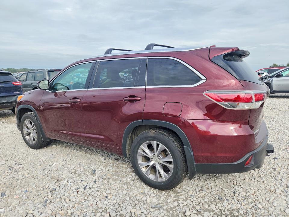 2015 Toyota Highlander მანქანა იყიდება აუქციონზე, vin: 5TDJKRFHXFS220770, აუქციონის ნომერი: 68838016
