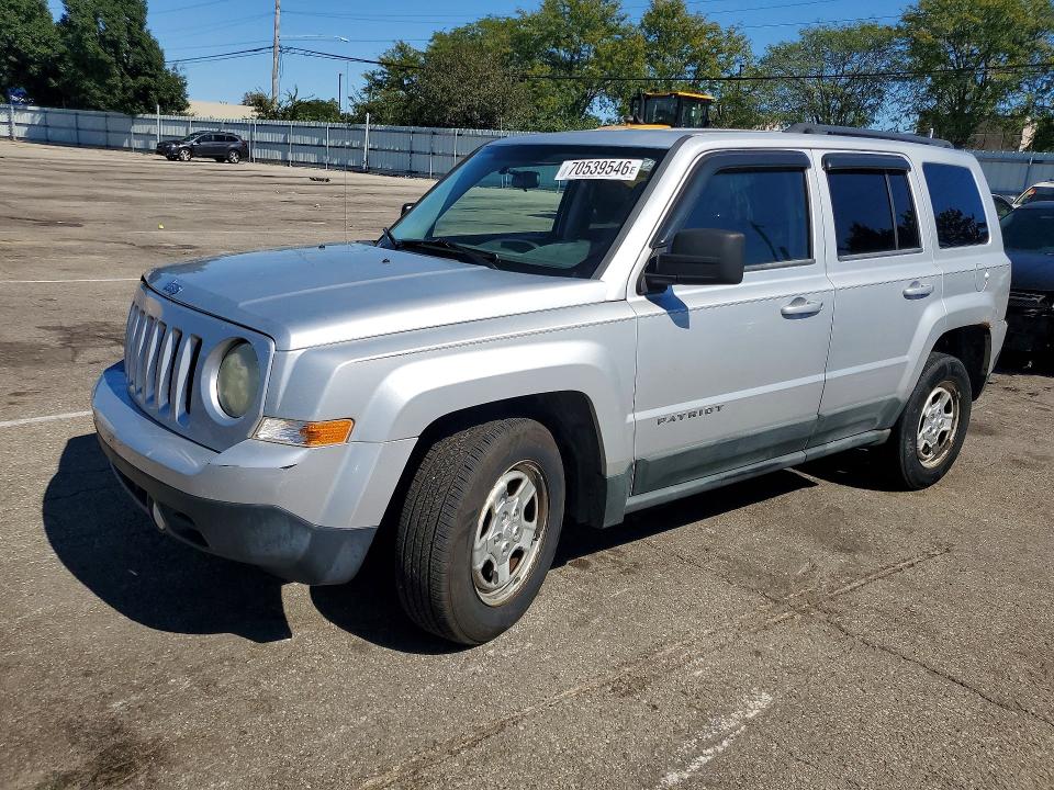 Auction sale of the 2011 Jeep Patriot, vin: 1J4NF1GB0BD177736, lot number: 70539546