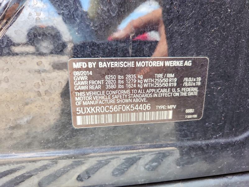 70691416 :رقم المزاد ، 5UXKR0C56F0K54406 vin ، 2015 Bmw X5 مزاد بيع