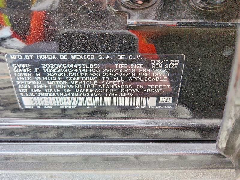 Aukcja sprzedaży 2025 Acura Adx, vin: 3HDSA1H34SM702654, numer aukcji: 66974906