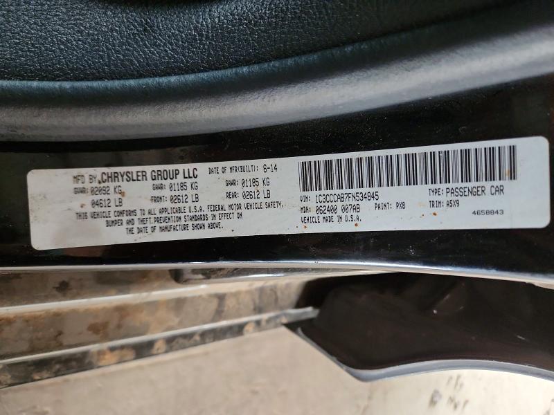 Aukcja sprzedaży 2015 Chrysler 200, vin: 1C3CCCAB7FN534845, numer aukcji: 67534126