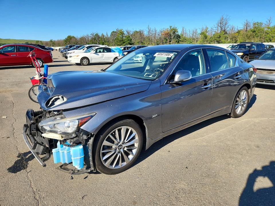 2018 Infiniti Q50 მანქანა იყიდება აუქციონზე, vin: JN1EV7AR0JM436986, აუქციონის ნომერი: 68501906