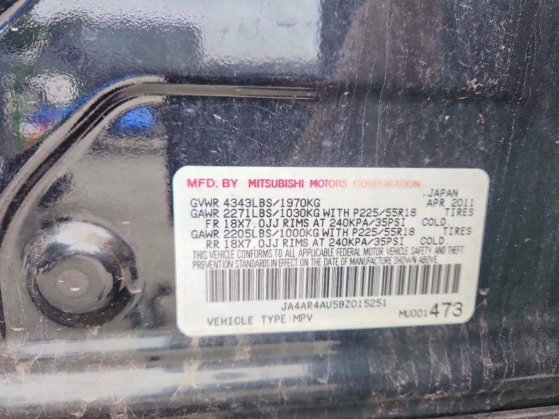 Продажа на аукционе авто 2011 Mitsubishi Outlander Sport, vin: JA4AR4AU5BZ015251, номер лота: 70448406