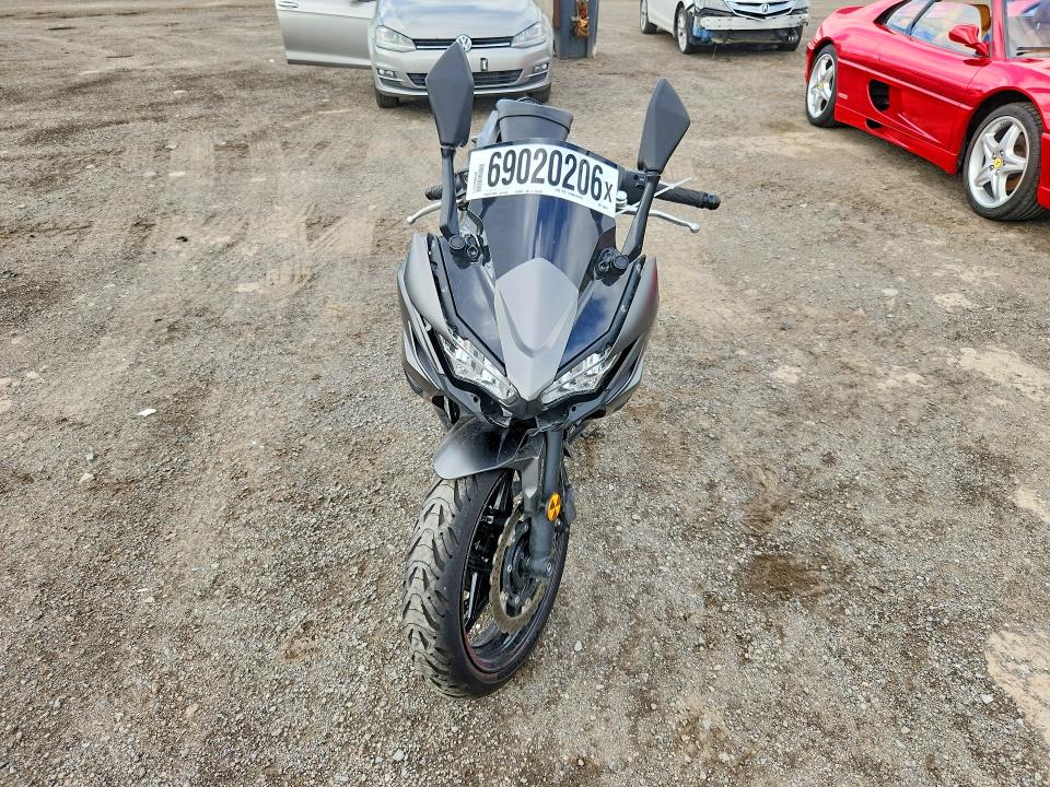 69020206 :رقم المزاد ، ML5EXEM13NDA66217 vin ، 2022 Kawasaki Ex650 مزاد بيع